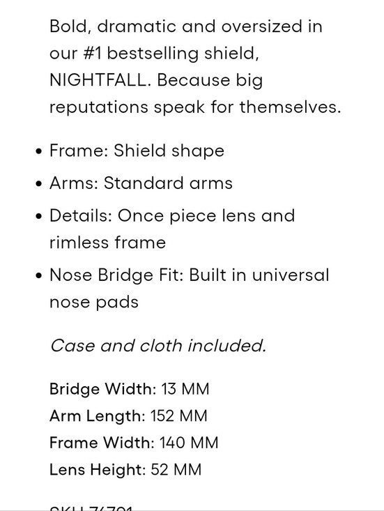 Quay Australia Nightfall Oversized Shield Sunglasses - Espresso/ Brown Fawn Lens main image 5